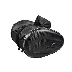 Bolsa de sillín impermeable de pana para motocicleta, ligera, 20-36L, con cierre de gancho y bucle para viajes y conducción de larga distancia - Product Image 1