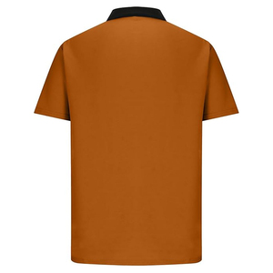 Chemises de golf pour hommes Rosenberg TX US, stock local, 92% polyester, 8% élasthanne, UPF50+, jersey imprimé, fermeture éclair, séchage rapide, coupe ajustée - Product Image 3