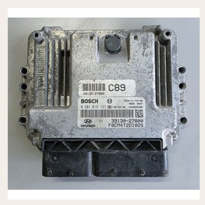 Module de commande moteur ECU Bosch Hyundai d'occasion, compatible avec le module de commande moteur ECU Bosch Hyundai 39135-27800, pièces auto. - Product Image 1