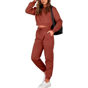 Ensemble de survêtement pour femme, best-seller de l'automne, personnalisable avec broderie, respirant et coupe ample - Product Image 1