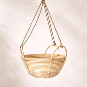 Extra large outdoor planters hand-crafted rattan planter flower <b>display</b> <b>basket</b> plant hanging <b>baskets</b> - Product Image 5