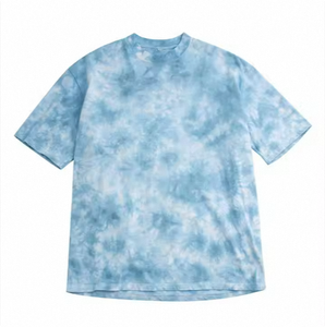 Fashion <b>Tie</b>-<b>dye</b> Pattern Short-sleeved <b>T</b>-<b>shirt</b> for Teenagers Round Neck Popular Style Casual <b>T</b>-<b>shirt</b> Wholesale - Product Image 1