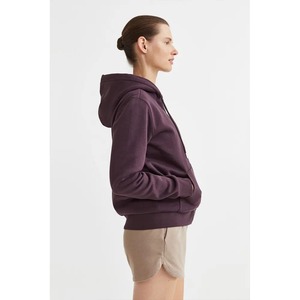 Sudadera con Capucha de Punto para Mujer, Estilo Nuevo, Otoño/Invierno, 100% Algodón, Logotipo Personalizado Impreso, Antiarrugas, Transpirable - Product Image 4