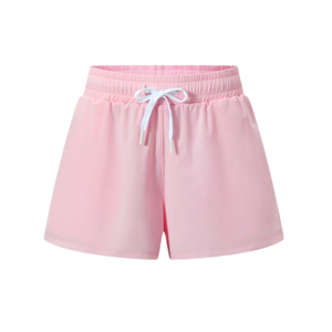Shorts de sport pour femmes à double couche, personnalisés, pour la course à pied, le cyclisme, shorts de sport unis pour femmes avec poches - Product Image 4