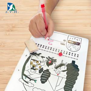 Panneau d'écriture magnétique unique pour le camping, en bois, multifonctionnel, accessoire toutes saisons - Product Image 4