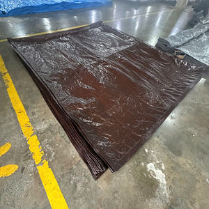 Bâche robuste marron haute durabilité grande capacité protection options de couleur et de taille pour couverture logistique de marchandises - Product Image 3