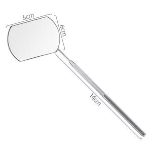 Wholesale High Quality <b>Handheld</b> Square Eyelash Extension Inspection <b>Mirror</b> Stainless Steel Beauty Auxiliary Tool - Product Image 6