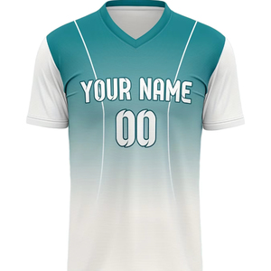 Maillot de football personnalisé pour homme, design dégradé, respirant, en Spandex/Nylon et maille polyester, uniforme d'équipe - Product Image 1