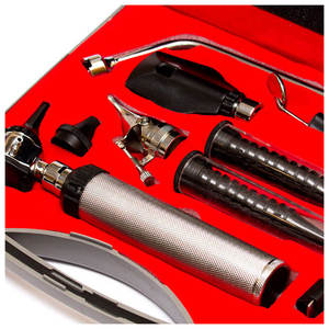 Kit de Instrumentos de Examen Médico Profesional, Otoscopio y Oftalmoscopio Veterinario de Fibra Óptica Manual para Diagnóstico ORL - Product Image 3