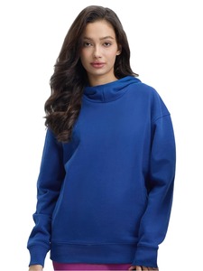 เสื้อฮู้ดผู้หญิงสั่งทำขายส่ง ผ้าฝ้ายฟลีซ 100% ย้อมสีพื้น ทรงโอเวอร์ไซส์ สวมใส่สบายสำหรับฤดูหนาว - Product Image 6