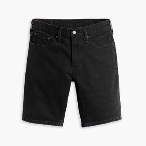 Pantalones Cortos Bermuda de Lona Negros para Hombre, Cintura Elástica Alta, Estampados Casuales, Bolsillos, Tejido de Algodón Denim, Secado Rápido, 180g - Product Image 5