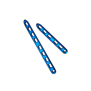 Juego de 2 Placas de Bloqueo Rectas de Acero Inoxidable de 2.7mm para Trauma Veterinario, Implante Ortopédico Manual para Caballos/Ganado - Product Image 3