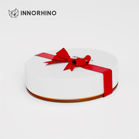 Boîtes cadeaux rigides de luxe recyclables pour barres chocolatées avec laminage mat et gaufrage pour anniversaires, collations, sushis, chewing-gums INNORHINO