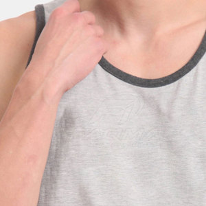 เสื้อกล้ามดีไซน์ใหม่สำหรับผู้ชาย แห้งเร็ว เหมาะสำหรับออกกำลังกาย วิ่ง ฟิตเนส และชุดลำลองสำหรับกิจกรรมประจำวัน ให้ความสบายแบบนักกีฬา - Product Image 6