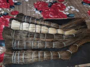 Cepillo Decorativo para el Hogar de Pelo Natural Pulido de Cola de Búfalo con Pelo de Cola de Buey y Cola de Caballo - Product Image 5