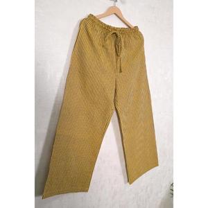 Handmade Style Cotton Pajama <b>Women</b>, Indian Handloom <b>Trousers</b>, Casual Lounge Pants, Comfortable Everyday Outfit - Product Image 4