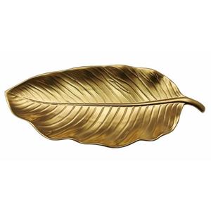 Plateau à fruits de luxe, compatible lave-vaisselle, dernier design en forme de feuille, plateaux de service en aluminium, plateaux décoratifs, décoration de salon pour la maison - Product Image 4