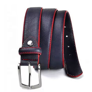 Ceinture en cuir véritable pour homme, boucle à ardillon décontractée en alliage, durable, largeur 38 mm, écologique, respirante, longueur personnalisable - Product Image 4