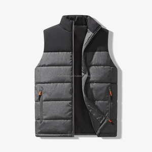 Hot Selling Men's Slim Fit Gilet <b>Jacket</b> New Trending Casual Wear with <b>Duck</b> <b>Down</b> Canvas Fabric Latest Style - Product Image 1