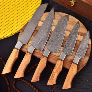 Ensemble de couteaux de cuisine en acier Damas de haute qualité, collection de couteaux de cuisine multi-pièces pour les chefs professionnels, les cuisiniers à domicile et les restaurants - Product Image 4