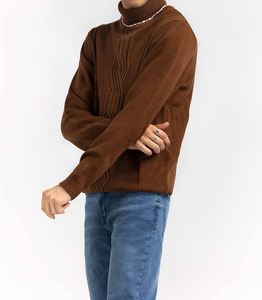 Cardigan pour homme de haute qualité en mohair, pull en laine mélangée tricoté avec boutons - Product Image 4