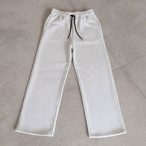 High Quality Custom Design <b>Men</b> <b>Trousers</b> Lightweight Straight Plain Dyed Breathable Eco-Friendly Casual Polyester/Cotton - Product Image 3