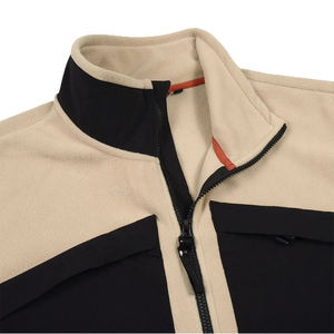 Chaqueta de hombre de alta calidad, color piel, acolchada, gruesa, de lana polar para invierno, chaqueta bomber personalizada para hombre. - Product Image 4