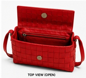Sac bandoulière tissé Gravs pour femme, sac à bandoulière de luxe en cuir véritable, sac à main d'été tendance vintage japonais, sac à main de mode - Product Image 5
