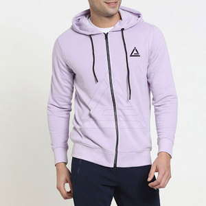 Comfortable Zipper <b>Hoodies</b> For Men Breathable Cotton Blended Material Relaxed Fit Ideal For <b>Workout</b> And Casual Fashion Wear - Product Image 2