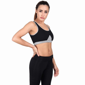 <b>Womens</b> Simple High Support Eco-Friendly Quick Dry Workout <b>Bralette</b> Stretch Fit Breathable Fabric Training Yoga Sportswear - Product Image 3