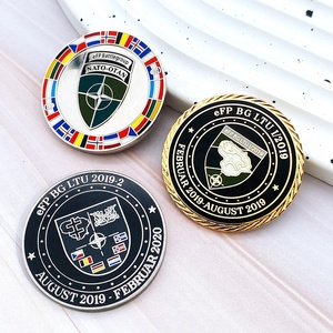 Moneda de recuerdo Cloisonne de aleación de zinc, Marktex - Product Image 5