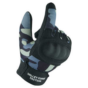 Gants tactiques Valley Forge pour l'aventure en plein air, en fibre de carbone, style camouflage, légers, durables, en tissu néoprène - Product Image 2