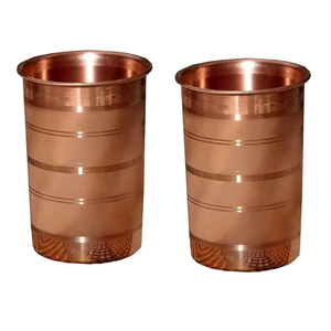 Elegante Vaso de Vino sin Tallo de Cobre, Decorado, de Doble Pared, Vaso Metálico para Bebidas a Precios de Mayoreo - Product Image 1