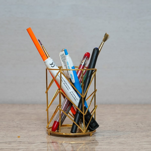 Porte-stylos en fil de laiton au design personnalisé, multifonctionnel et adaptable pour stylos et crayons, fabriqué par UF INTERNATIONAL Crafts - Product Image 6