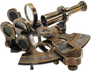 Sextante de Latón Hecho a Mano, Instrumento de Navegación Náutica Vintage, Decorativo, Coleccionable, Regalo Marítimo - Product Image 6
