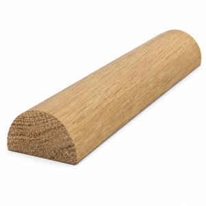 EFS RBR5600 Wood Half Baserail for Stair Railings Wall Mounted Rustic Design Indoor Outdoor Staircase Handrail Part 1 Year - Product Image 1