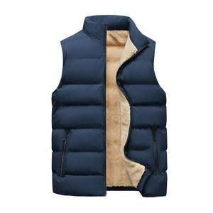 2026 New Design Mens Quilted Padded Jacket Sleeveless <b>Gilets</b> Puffer Body Warmer Vest Plus <b>Lightweight</b> Vest Puffer - Product Image 6