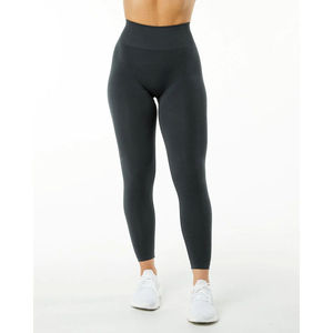 Leggings de compression taille mi-haute pour femme, pantalon de yoga, entraînement, gym, fitness, course à pied, extensible, vêtements de sport, polyester/coton, respirant - Product Image 2