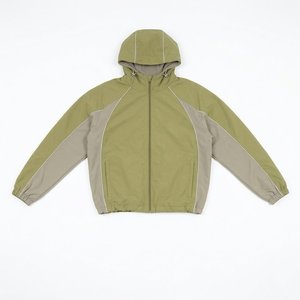 High Demands Custom Logo Khaki Gray Men's High Quality Nylon <b>Wind</b> <b>Breaker</b> Sets Suits For Summer Wear Streetwear Hoodies Trousers - Product Image 2