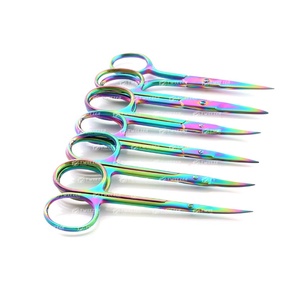 Ciseaux à ongles de manucure en acier pur vente en gros outil de maquillage en acier inoxydable à lame arrondie russe - Product Image 4