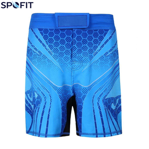 Shorts de combat MMA pour hommes, séchage rapide, taille élastique, 100 % polyester, personnalisables, pour la gym et le combat - Product Image 4