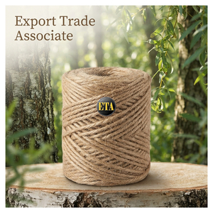 Fil de jute 100 % naturel, 2 plis, 50 lb, de qualité supérieure, écologique, recyclable, antibactérien, matériau texturé pour la couture, le tricot et le tissage - Product Image 1