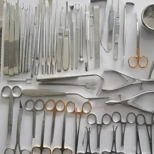 Ensemble d'instruments chirurgicaux manuels en acier inoxydable de 53 pièces pour la chirurgie générale, certifié CE, outils réutilisables - Product Image 3