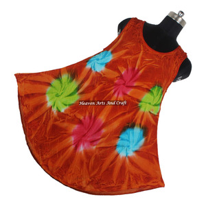 Elegante Vestido Maxi Bohemio de Playa Verano 2026 de Rayón con Teñido Anudado, Ajuste Holgado Regular, Sexy, con Cuello Halter y Cuello Redondo, Estilo Boho Gypsy - Product Image 3
