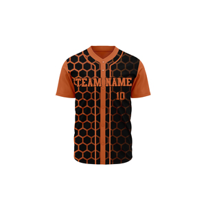 เสื้อเบสบอลแบบสั่งทำพิเศษ OEM ออกแบบเองได้ พิมพ์ลายดิจิตอลแบบระเหิด ตัดเย็บอย่างดี ระบายอากาศได้ดี ชุดยูนิฟอร์มเบสบอล - Product Image 5