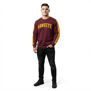 Sudadera Casual para Hombre HAWK EYE SPORTS, Nueva Moda Otoño, Forro Polar de 350g, Impermeable, Estampado, Hombros Caídos, Corte Regular, Cuello Alto - Product Image 2