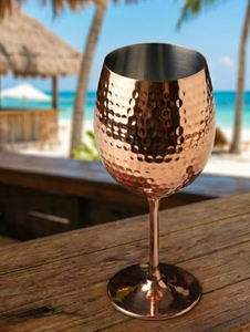 Elegant Look Metal Wine <b>Goblet</b> Engraved Design Bronze Metal Chalice Best Quality Vintage Design <b>Goblets</b> at Reasonable Price - Product Image 3