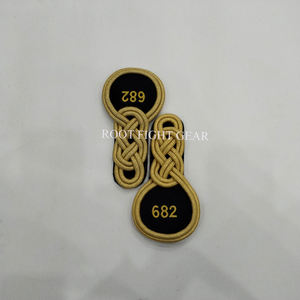 Epaulettes de hilo metálico de primera calidad, hechas a mano, para uniformes ceremoniales, bordadas. - Product Image 5