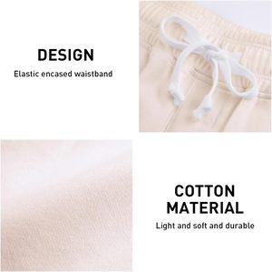 Shorts Bermuda en coton uni pour homme avec cordon de serrage à la taille et poches latérales, style décontracté - Product Image 2