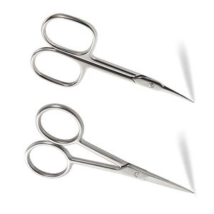 Ciseaux à cuticules professionnels en acier inoxydable, lame droite et tranchante, outil de manucure durable pour les soins des ongles des adultes - Product Image 2